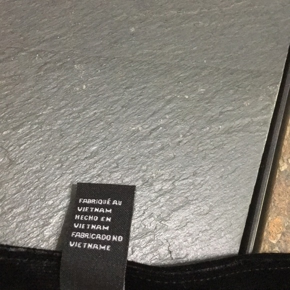 Forever21 Black Crushed Velvet Skinny. Size Small - Picture 5 of 5